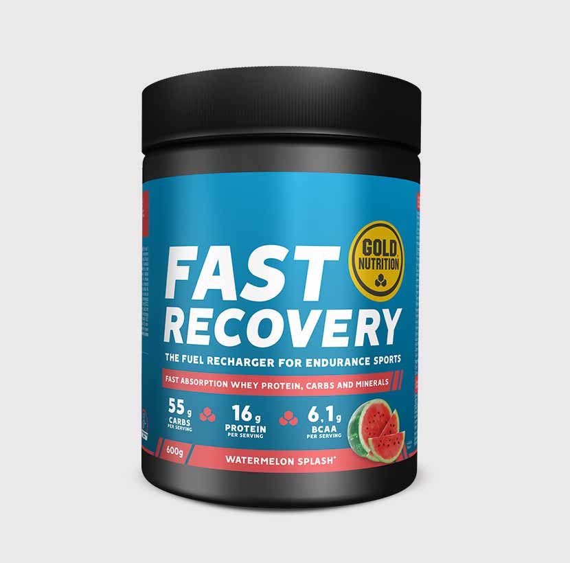 GoldNutrition Fast Recovery Drink Powder Wild Berries 600g product tub.