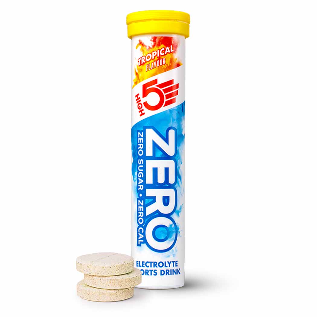 HIGH5 ZERO Citrus electrolyte tablets tube front label detail