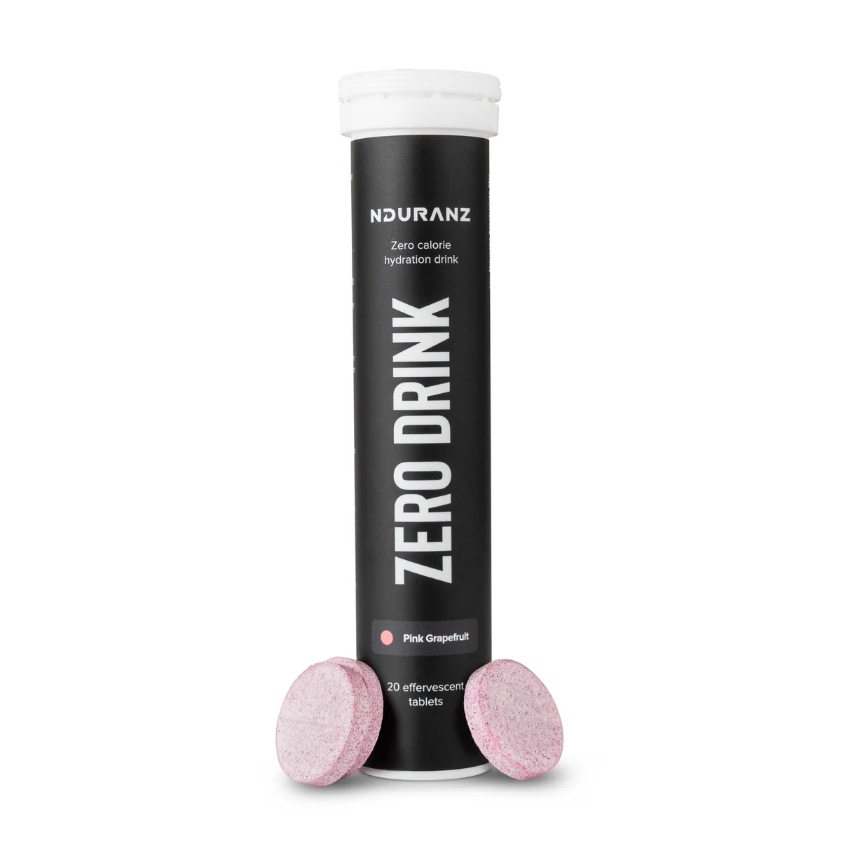 Nduranz Zero Drink Citrus electrolyte tablets single tube side view
