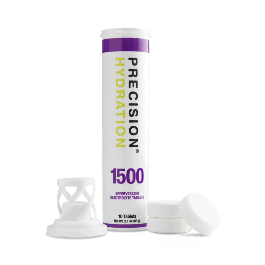 Precision Fuel & Hydration electrolyte drink tablets in PH strength tube packaging