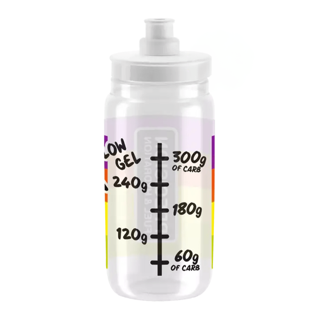 Precision Flow Bottle 300 and Flow Flask options for carrying Flow Gel