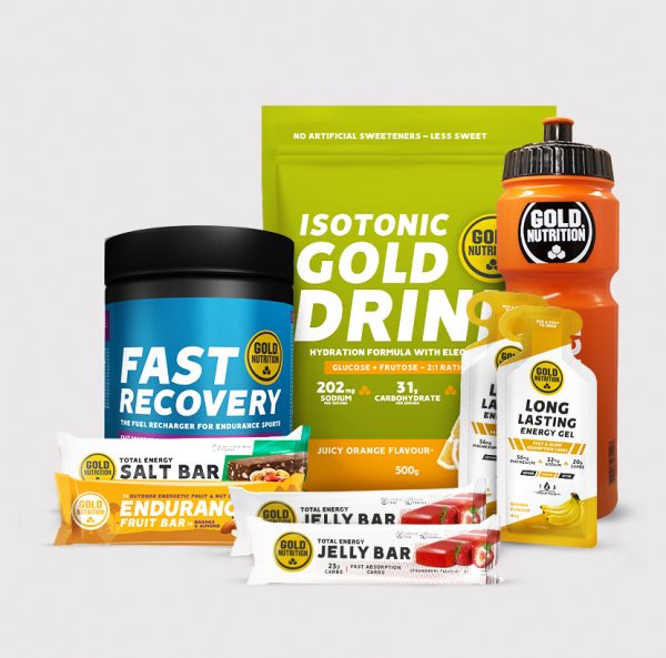 GoldNutrition Endurance Starter Kit sports nutrition bundle with flavour options
