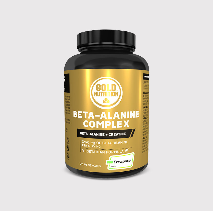 GoldNutrition Beta-Alanine Complex supplement capsule bottle