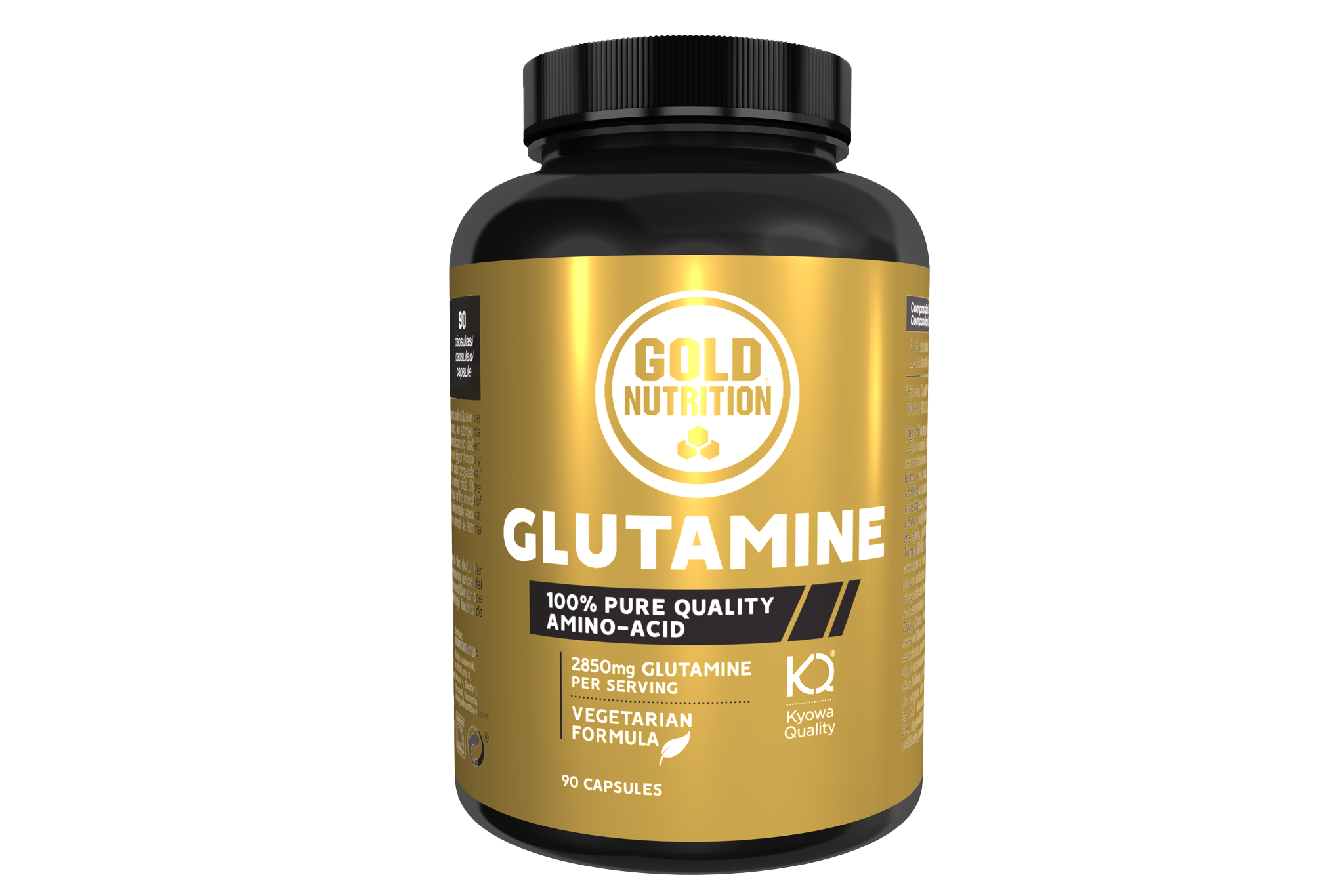 GoldNutrition Glutamine Capsules supplement bottle