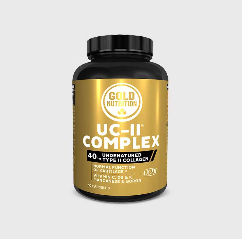 GoldNutrition UC-II Complex collagen supplement capsule bottle.