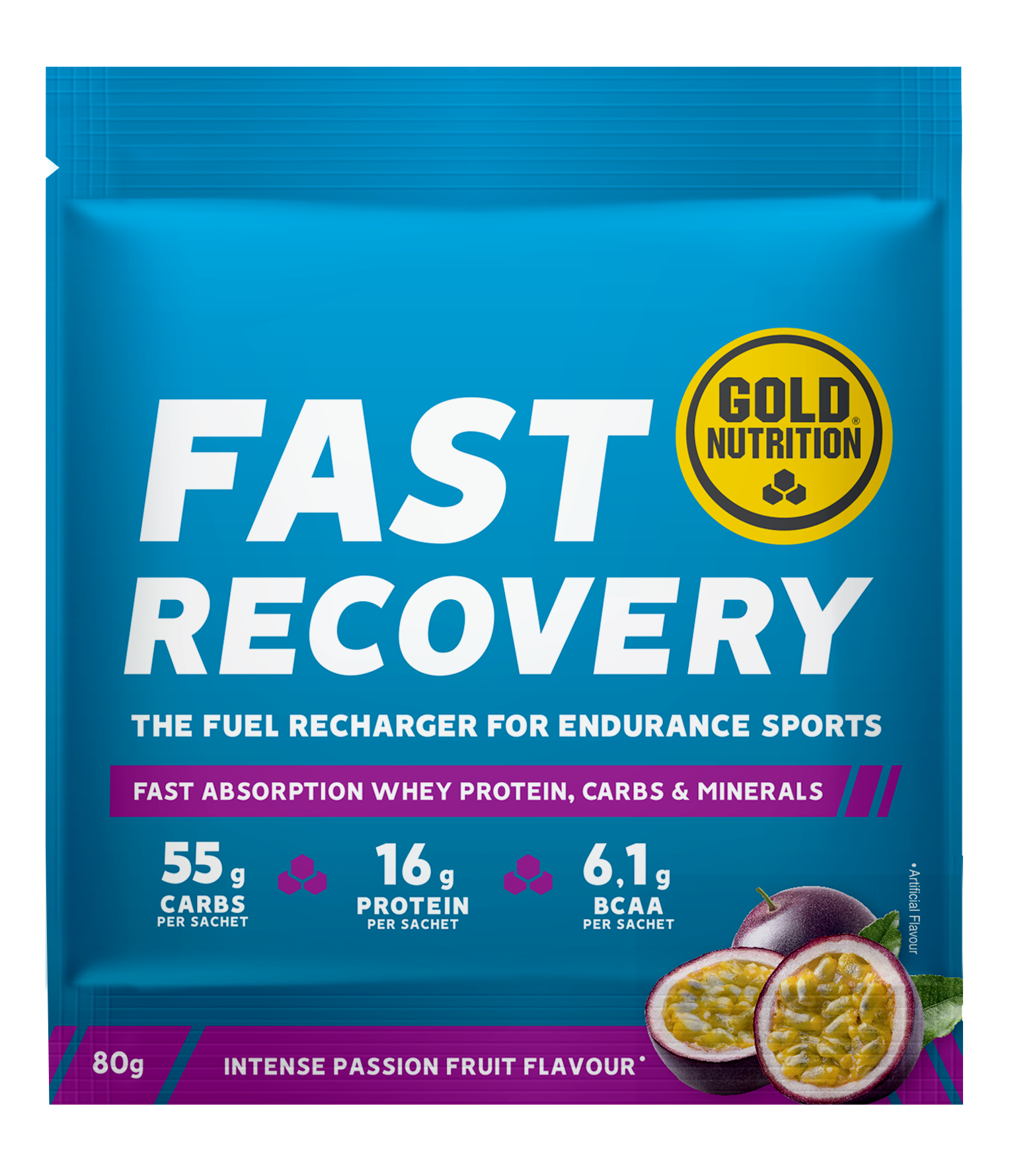 GoldNutrition Fast Recovery Drink Powder Wild Berries container view.