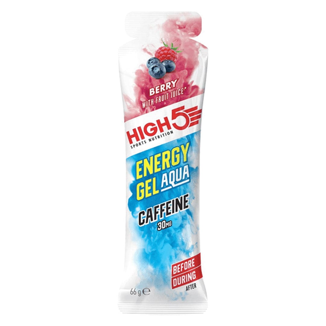 HIGH5 Energy Gel Aqua with Caffeine Citrus sachet in portable gel packet format.