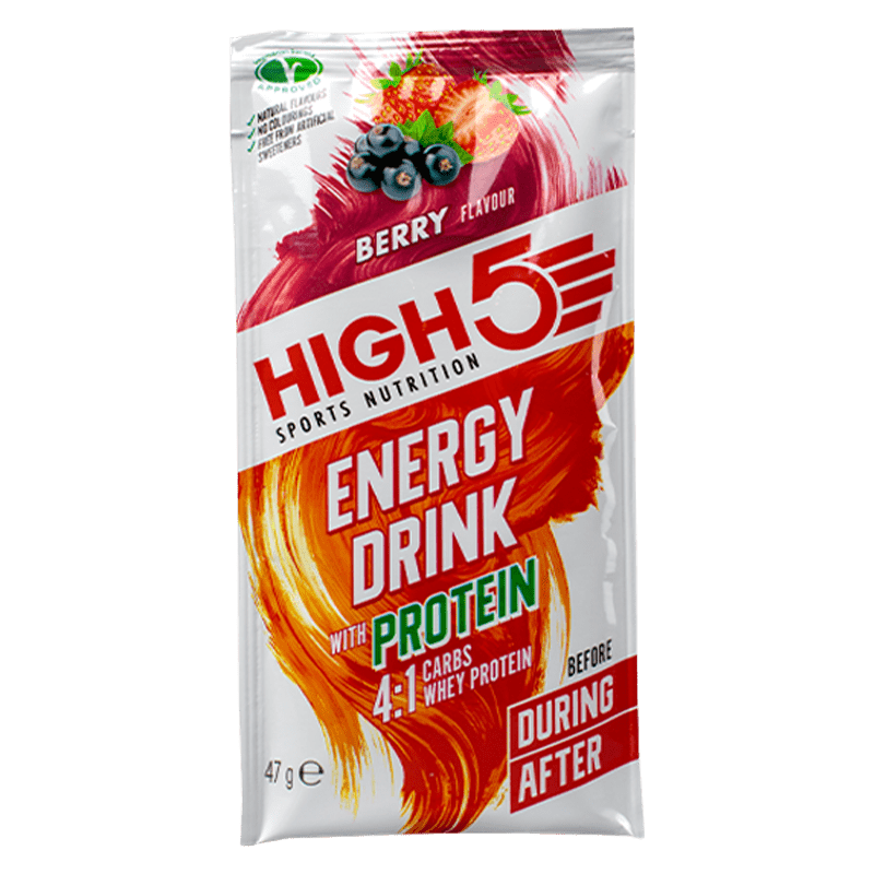 HIGH5 Energy Drink with Protein single serve sports drink mix sachet