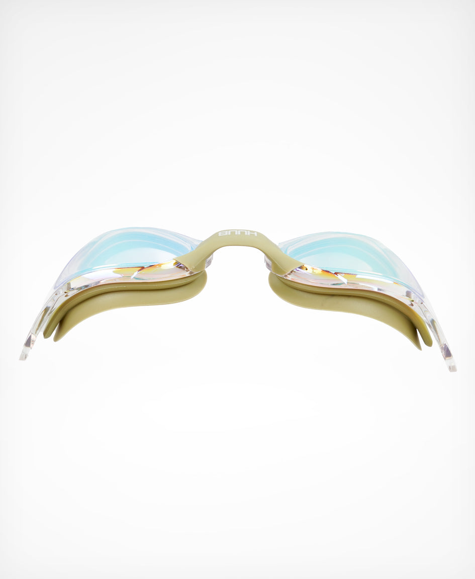 HUUB Lurz Swim Goggle product angle with mirror lens