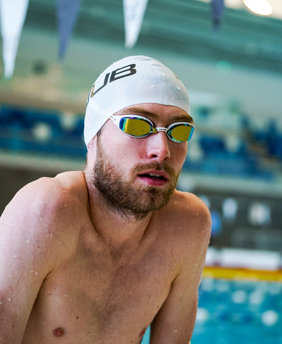 HUUB Brownlee Custom Air 2 swim goggle double-wall gasket detail