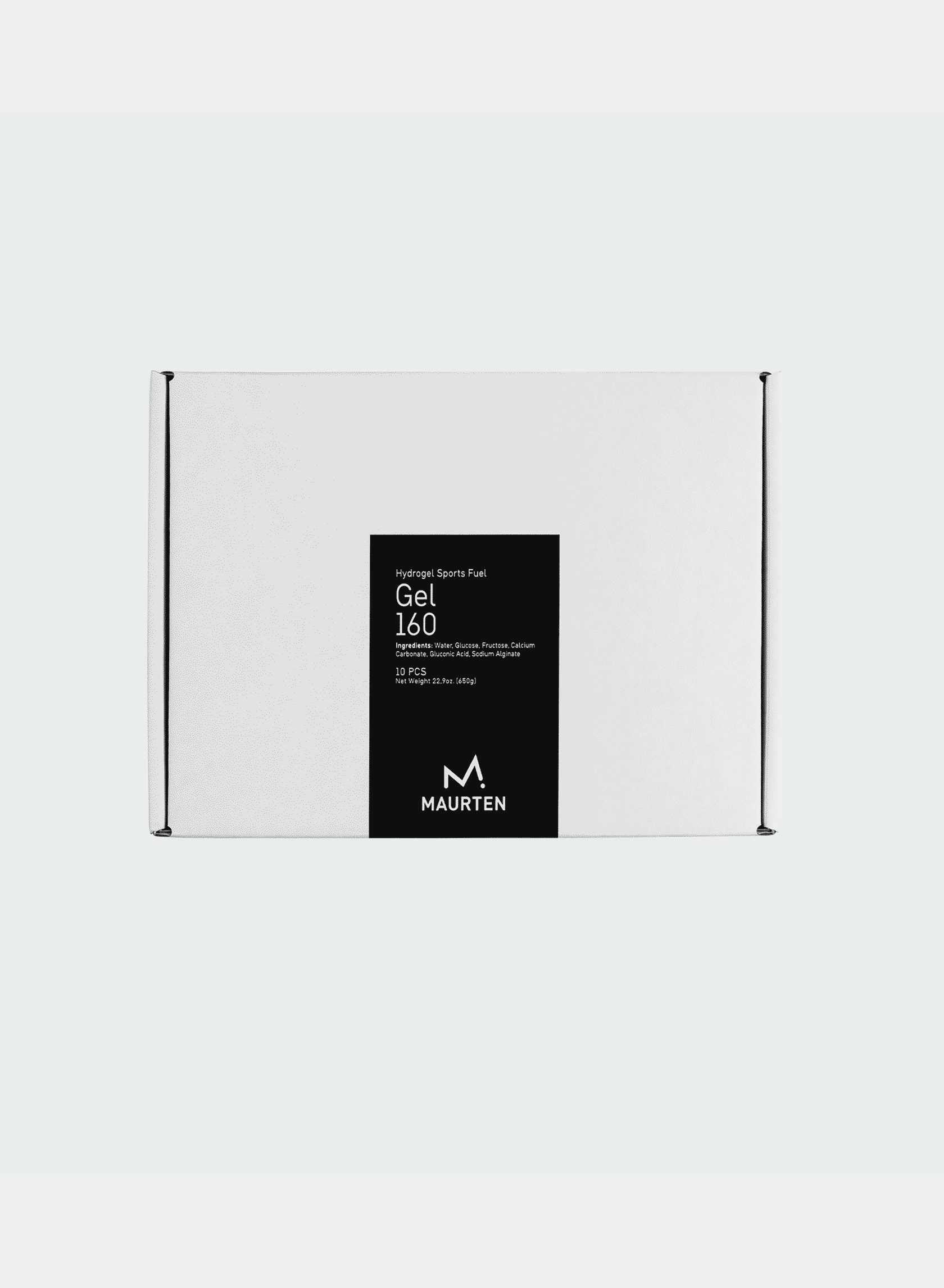 Maurten Gel 160 high-carbohydrate hydrogel energy gel packet view