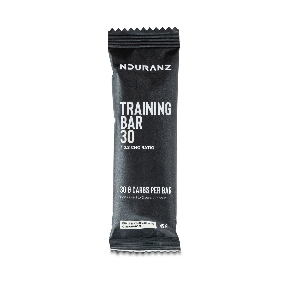 Nduranz Training Bar 30g Vanilla Nut Nougat packet and bar pieces