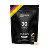 Precision Fuel & Hydration PF 30 Energy Chews Mint & Lemon packet and chew pieces