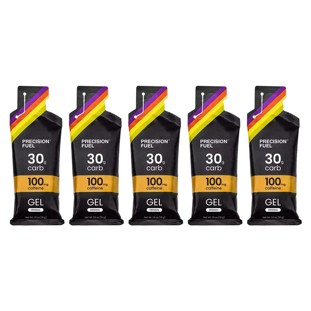 Precision Fuel & Hydration PF 30 Caffeine Gel packet with 30g carbohydrate and 100mg caffeine