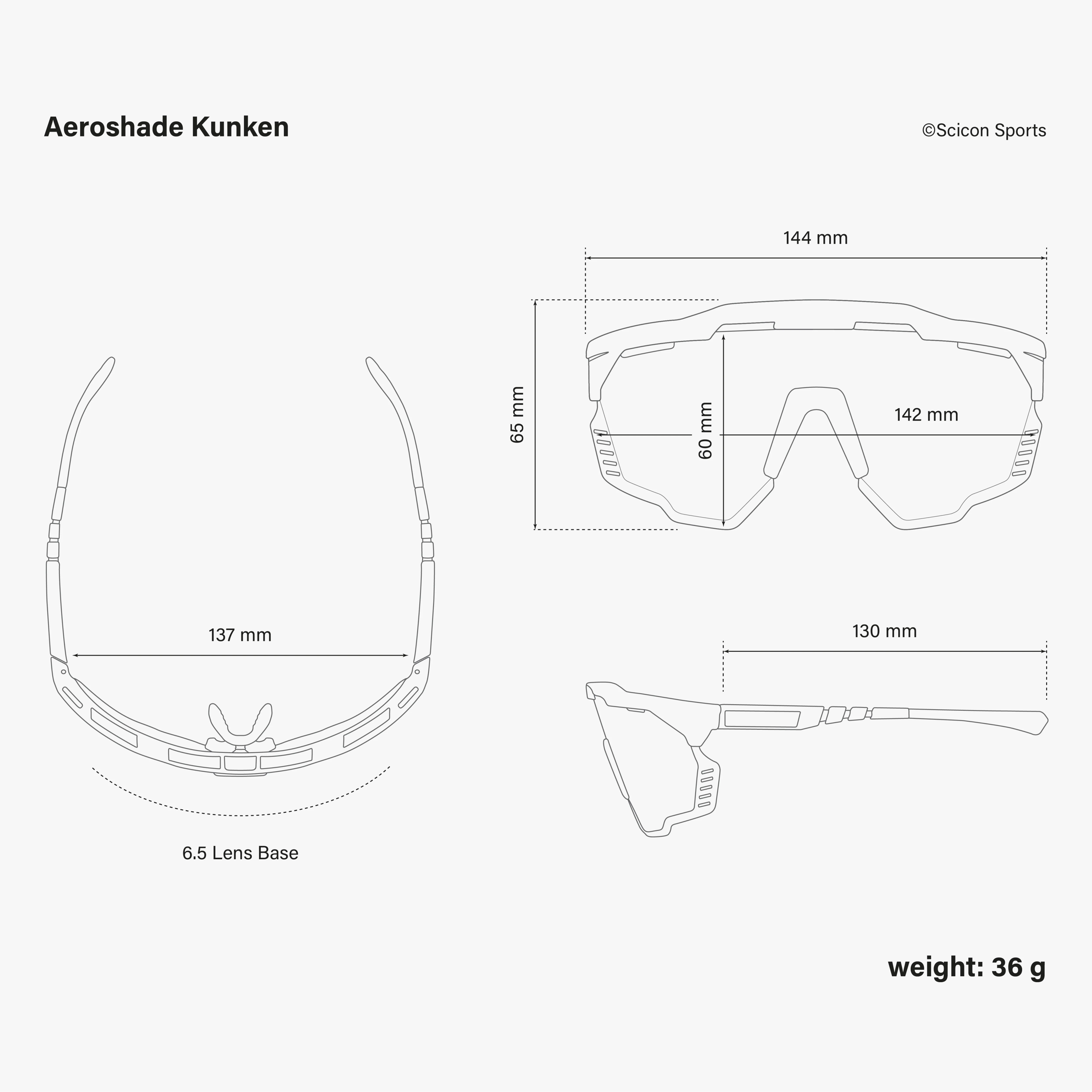 Scicon Aeroshade Kunken high-performance sport sunglasses with sleek black frames and tinted lenses for active outdoor use