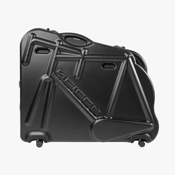 Scicon Aerotech Evolution X TSA hard bike travel case with durable exterior and secure locking system for safe cycling gear transport.