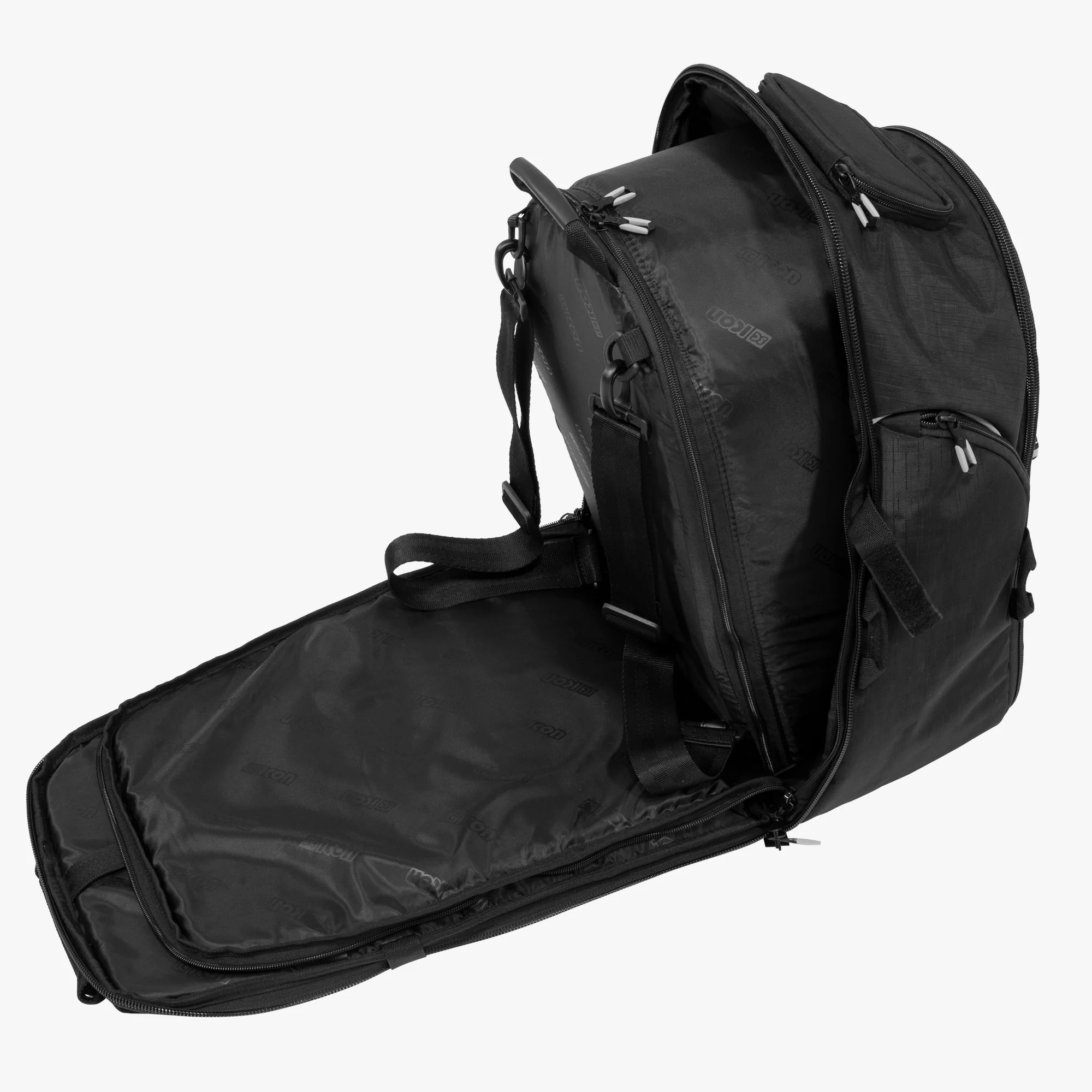 Scicon camera organizer insert for 35L backpack with padded compartments for DSLR camera and accessories.