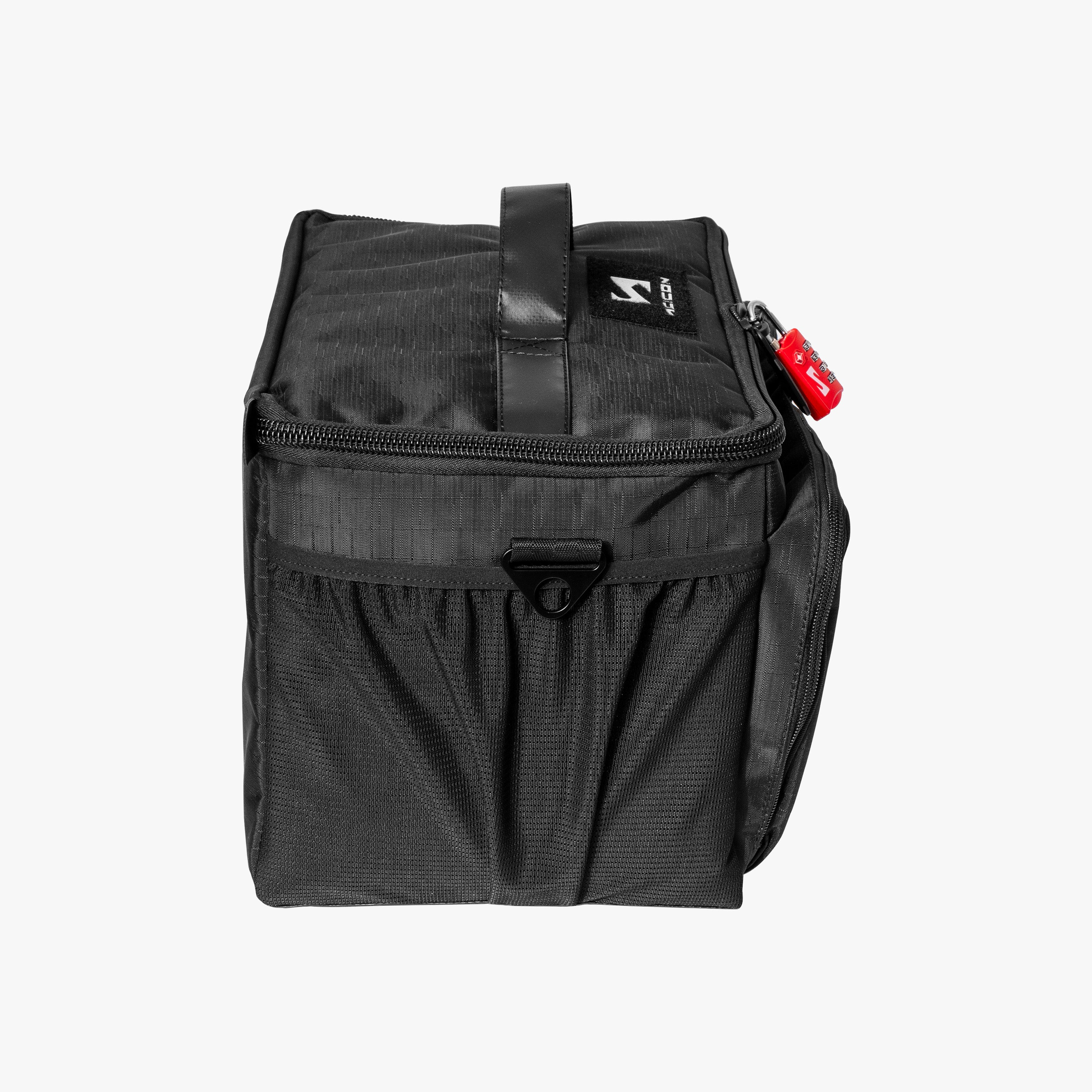Scicon medical equipment bag with multiple compartments and adjustable straps for organized storage of medical tools.