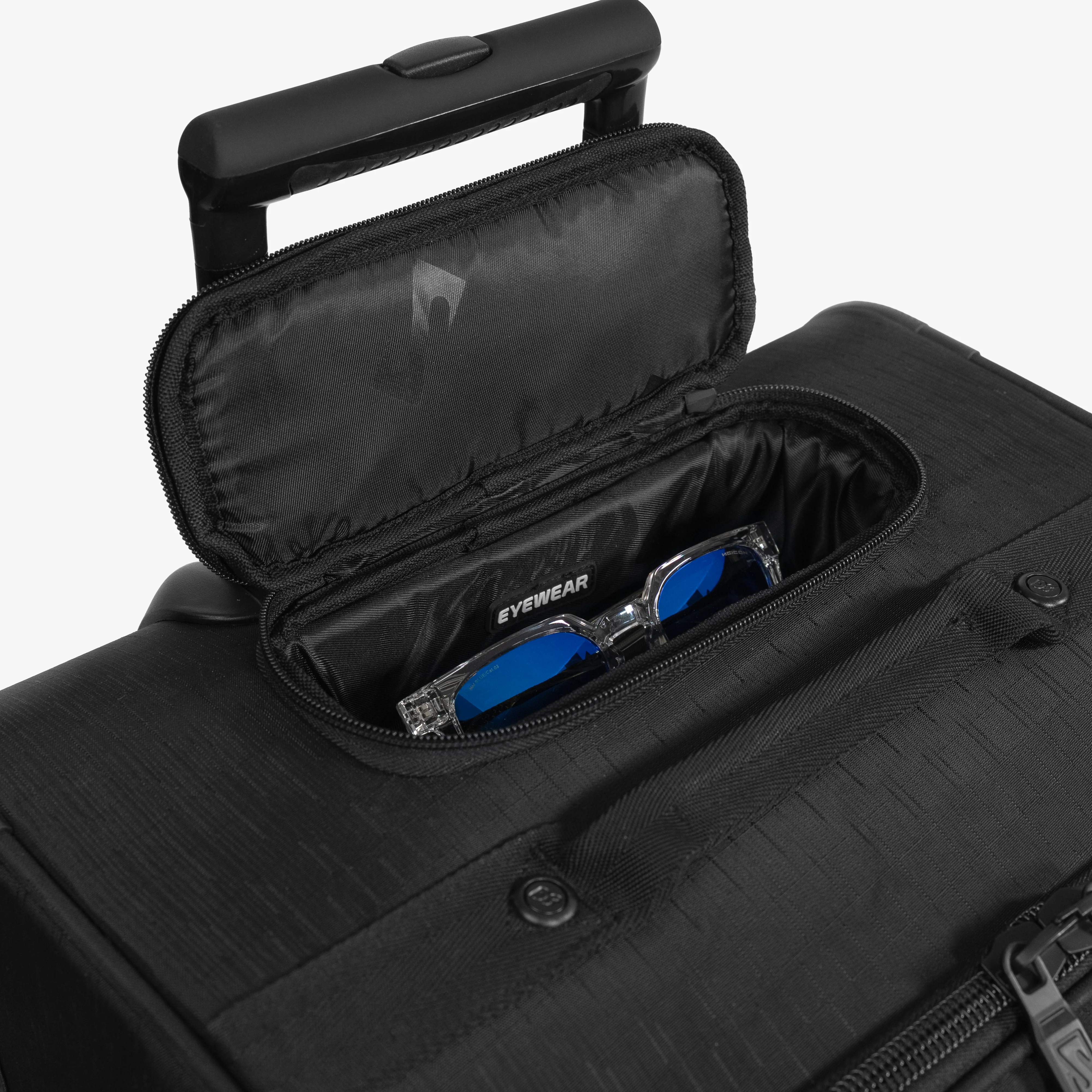 Scicon 110L 4WD Trolley Luggage with durable hard shell and extended handle for easy transport.