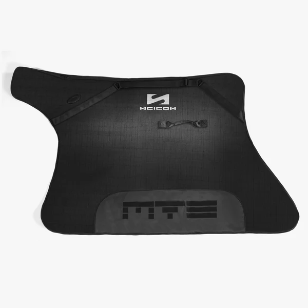 Soft Bike Travel Bag by Scicon, designed for MTB travel, showing the padded exterior and sturdy handles for easy transport.