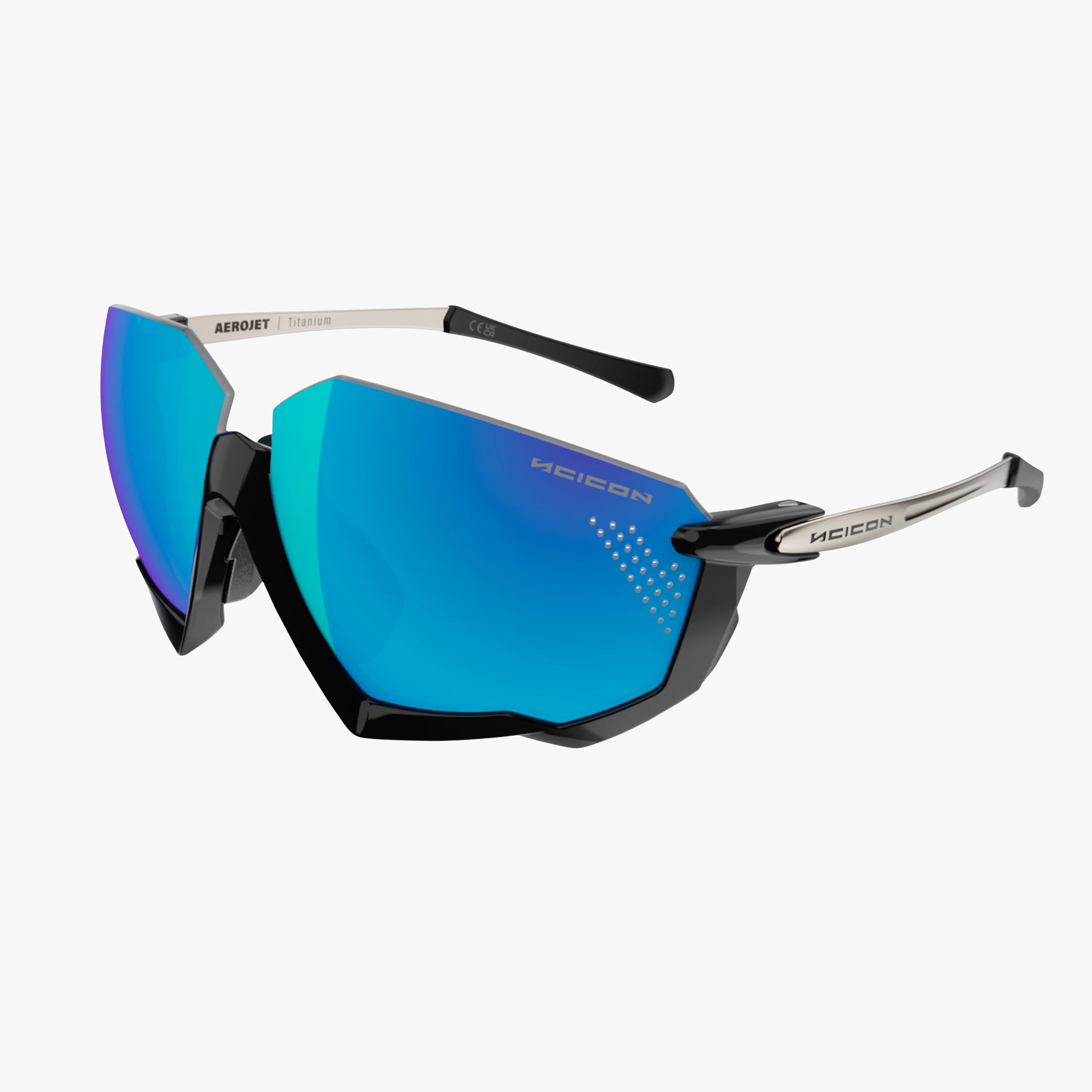 Scicon Aerojet Titanium Eyewear with lightweight aerospace titanium frames, featuring sleek, modern design and comfortable fit.