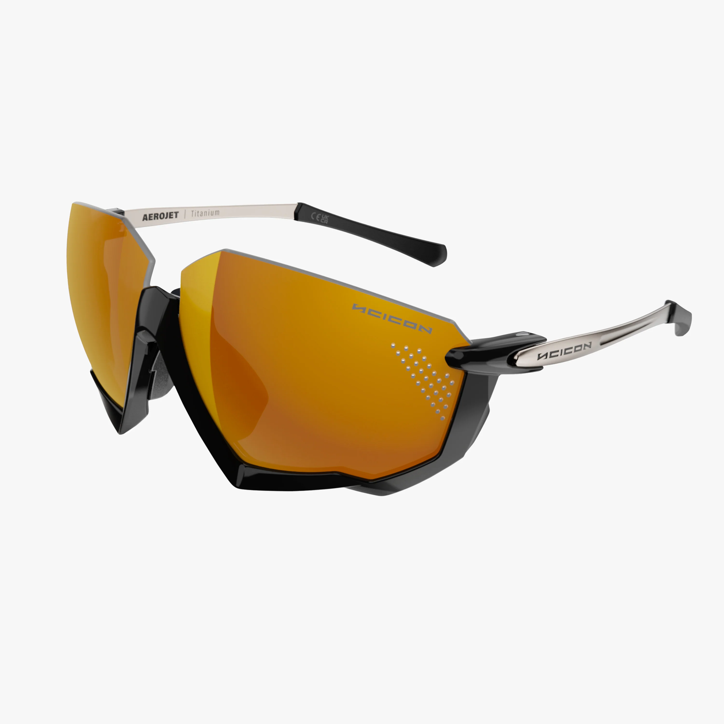 Scicon Aerojet Titanium eyewear with lightweight aerospace titanium frames and sleek, modern design.
